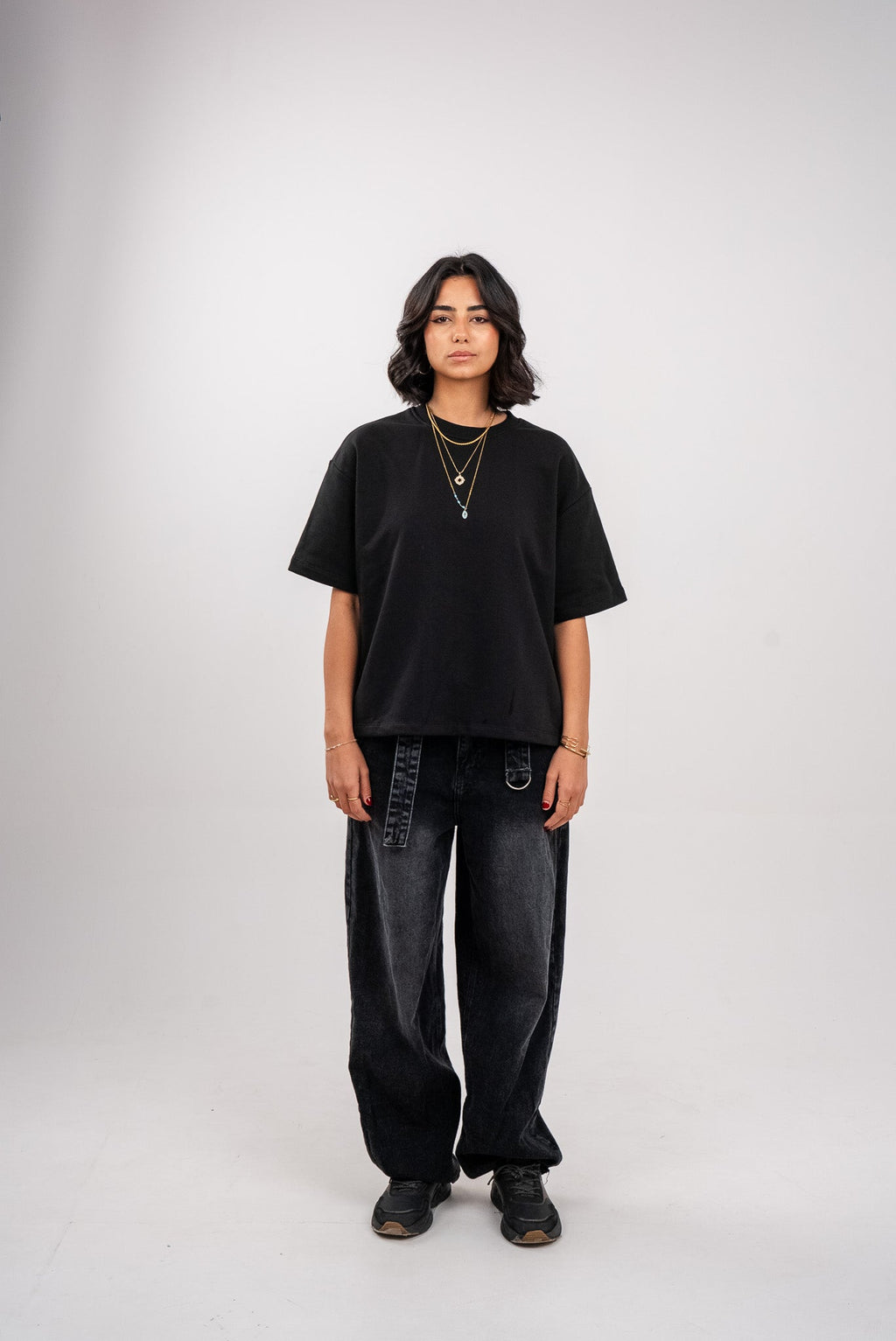 Oversized T-Shirt in Black
