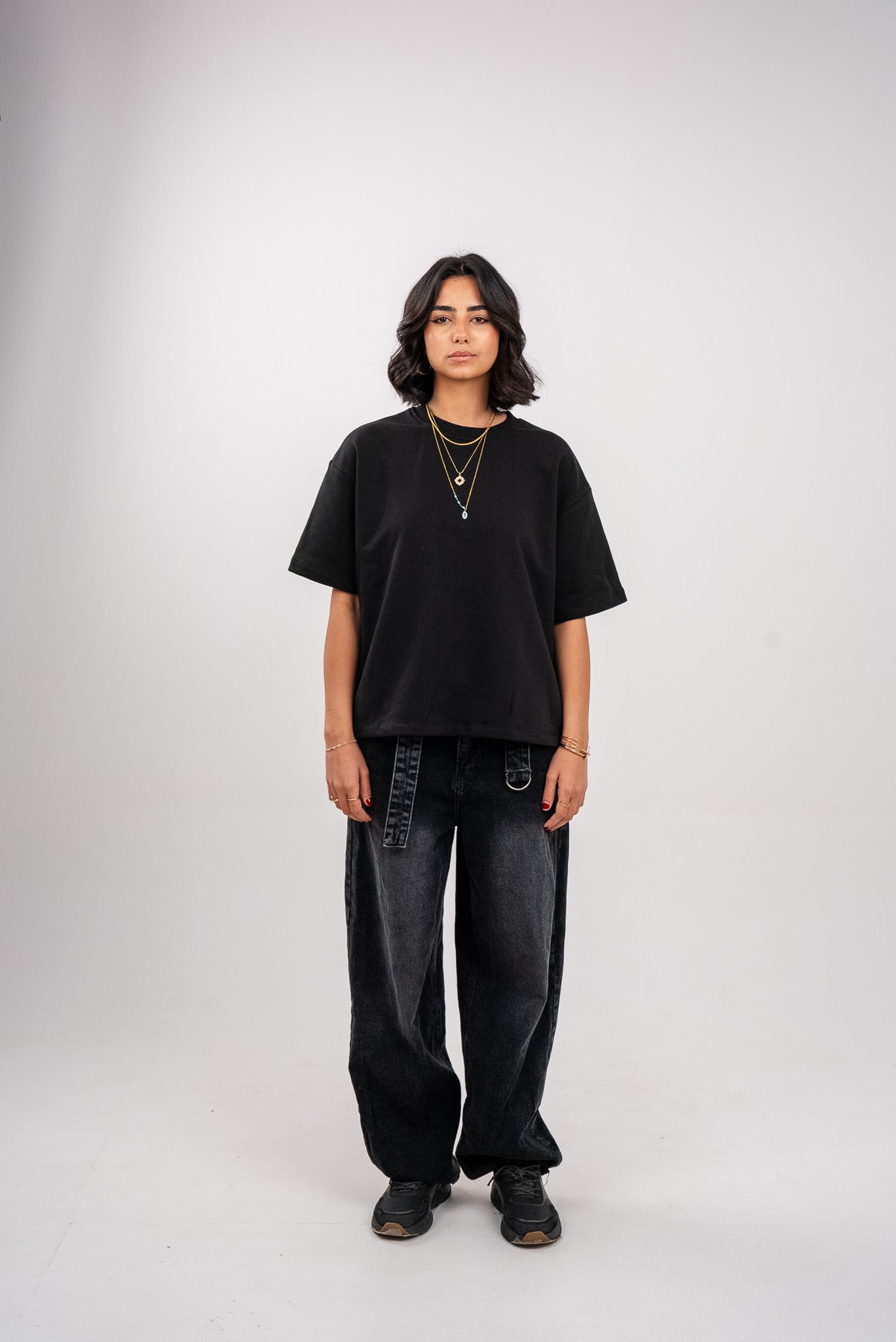 Oversized T-Shirt in Black