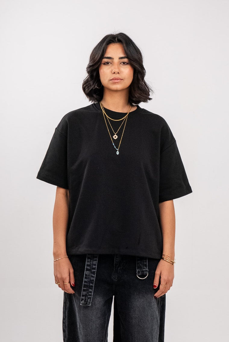 Oversized T-Shirt in Black