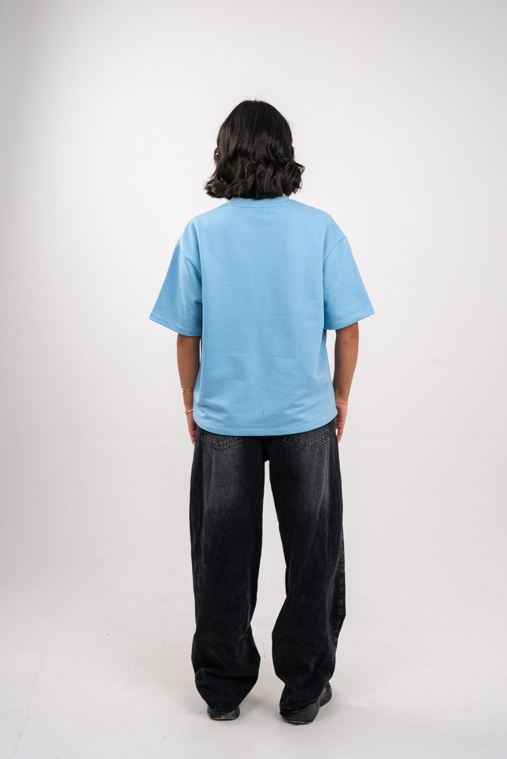 Oversized T-Shirt In Baby Blue