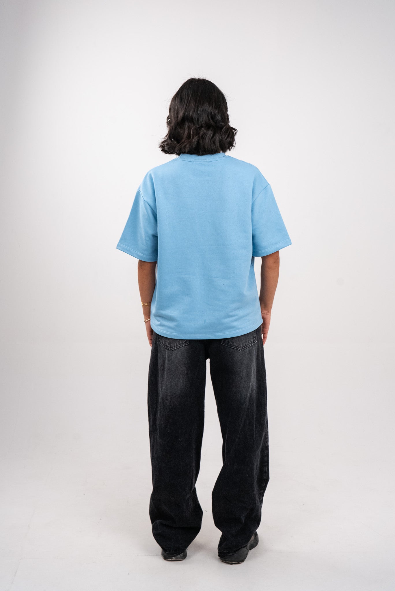 Oversized T-Shirt In Baby Blue