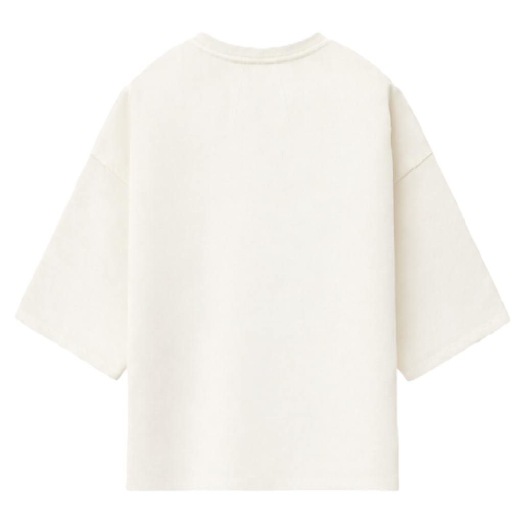 Oversized T-Shirt In  Beige