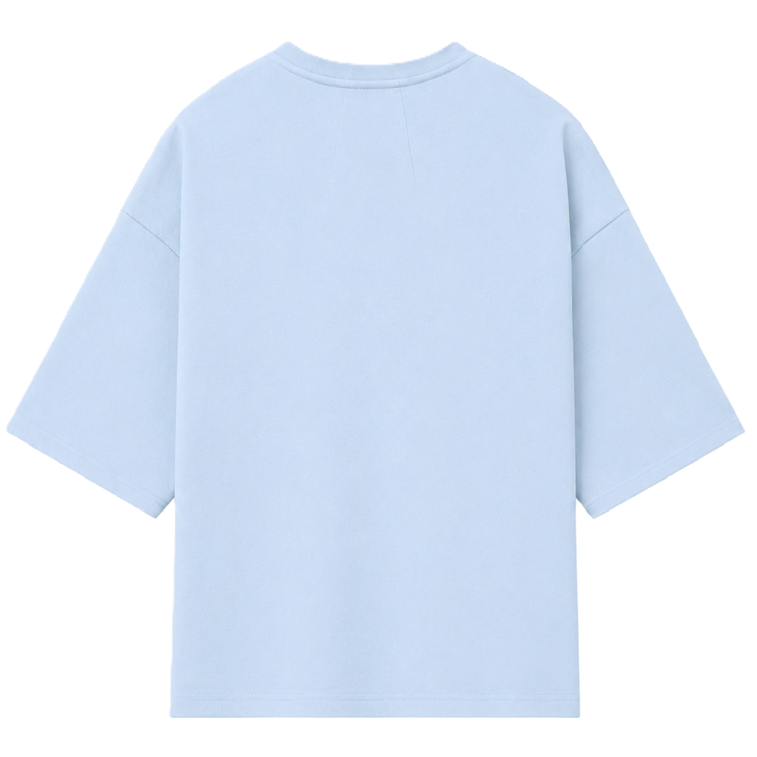 Oversized T-Shirt In Baby Blue
