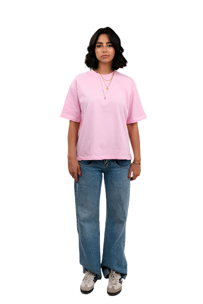 Oversized T-Shirt In Pink
