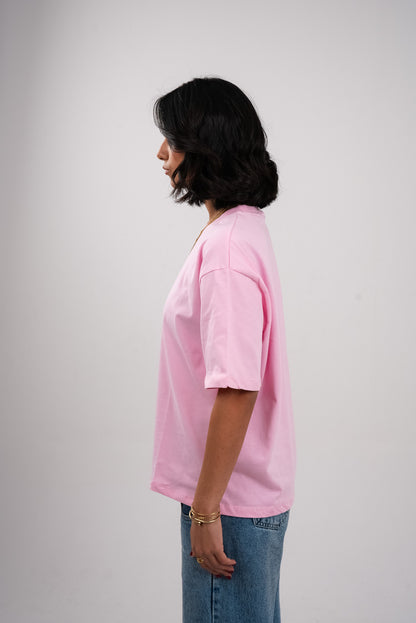 Oversized T-Shirt In Pink