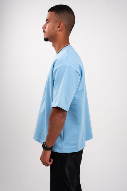 Oversized T-Shirt In Baby Blue
