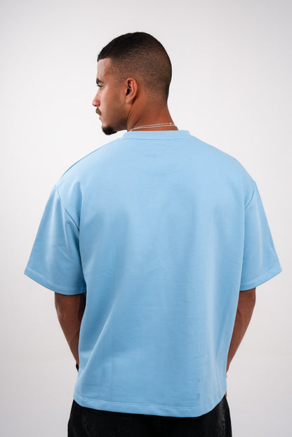 Oversized T-Shirt In Baby Blue