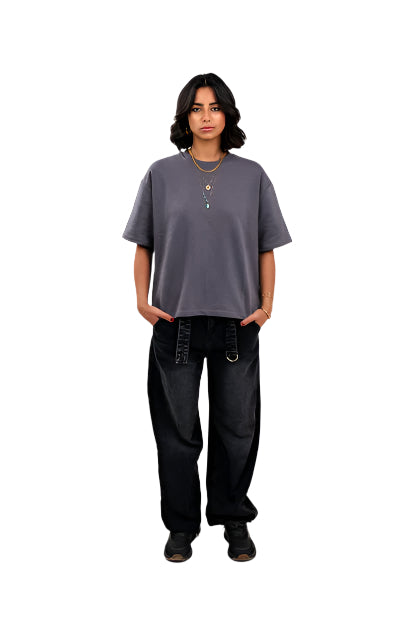 Oversized T-Shirt In Grey