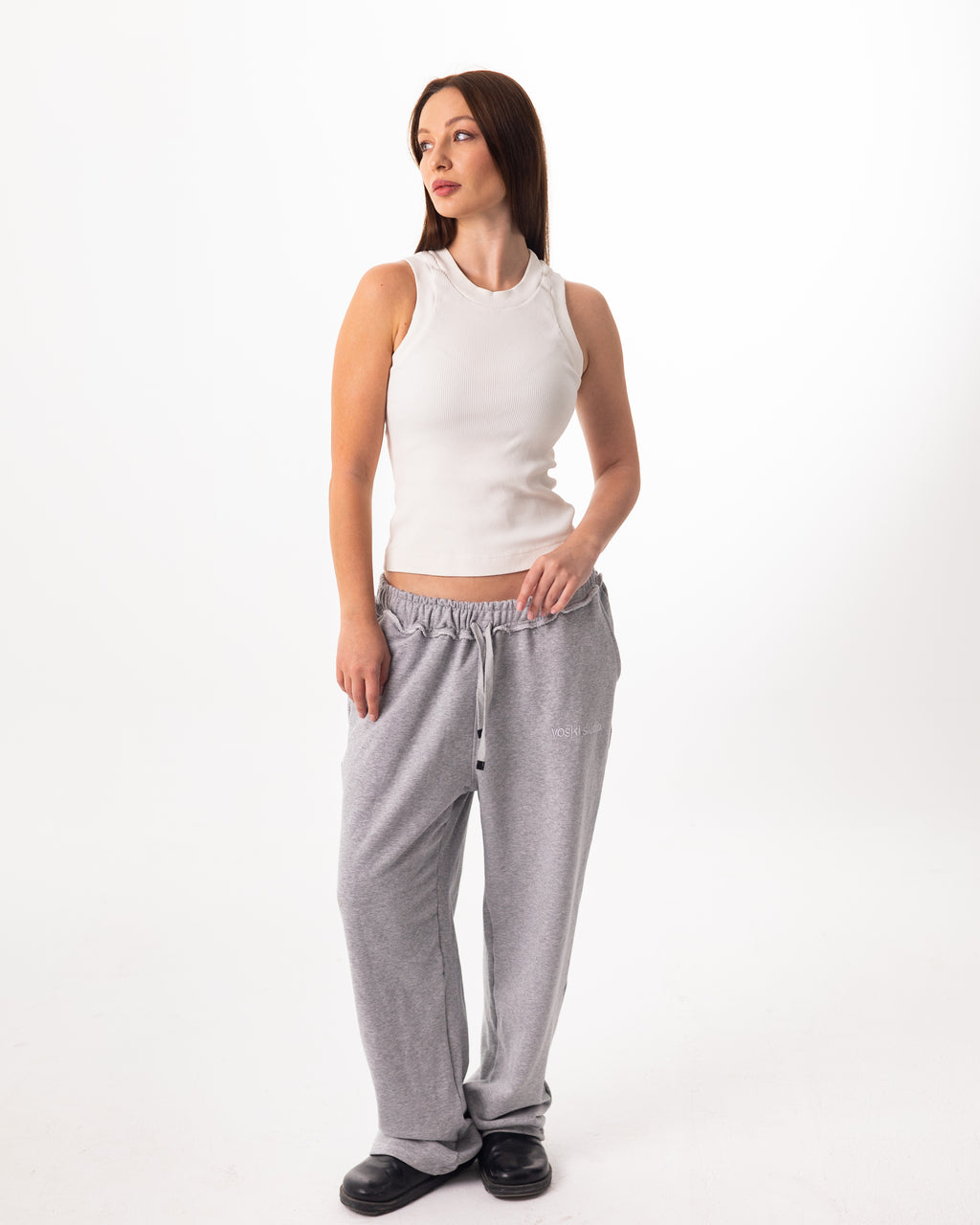 SWEATPANTS "PROPAGANDA" - LIGHT GREY