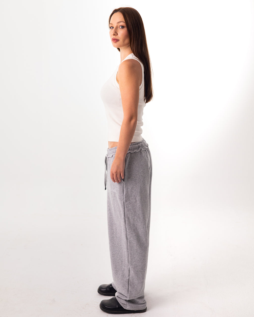 SWEATPANTS "PROPAGANDA" - LIGHT GREY