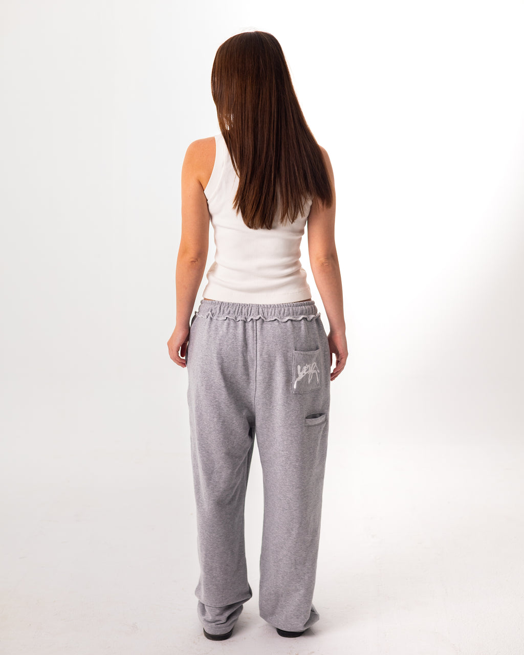 SWEATPANTS "PROPAGANDA" - LIGHT GREY