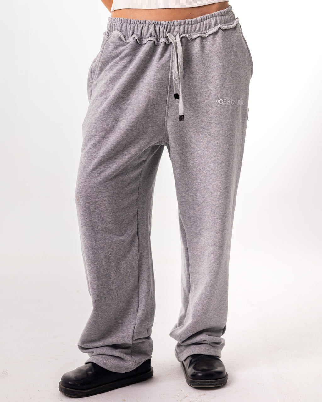 SWEATPANTS "PROPAGANDA" - LIGHT GREY