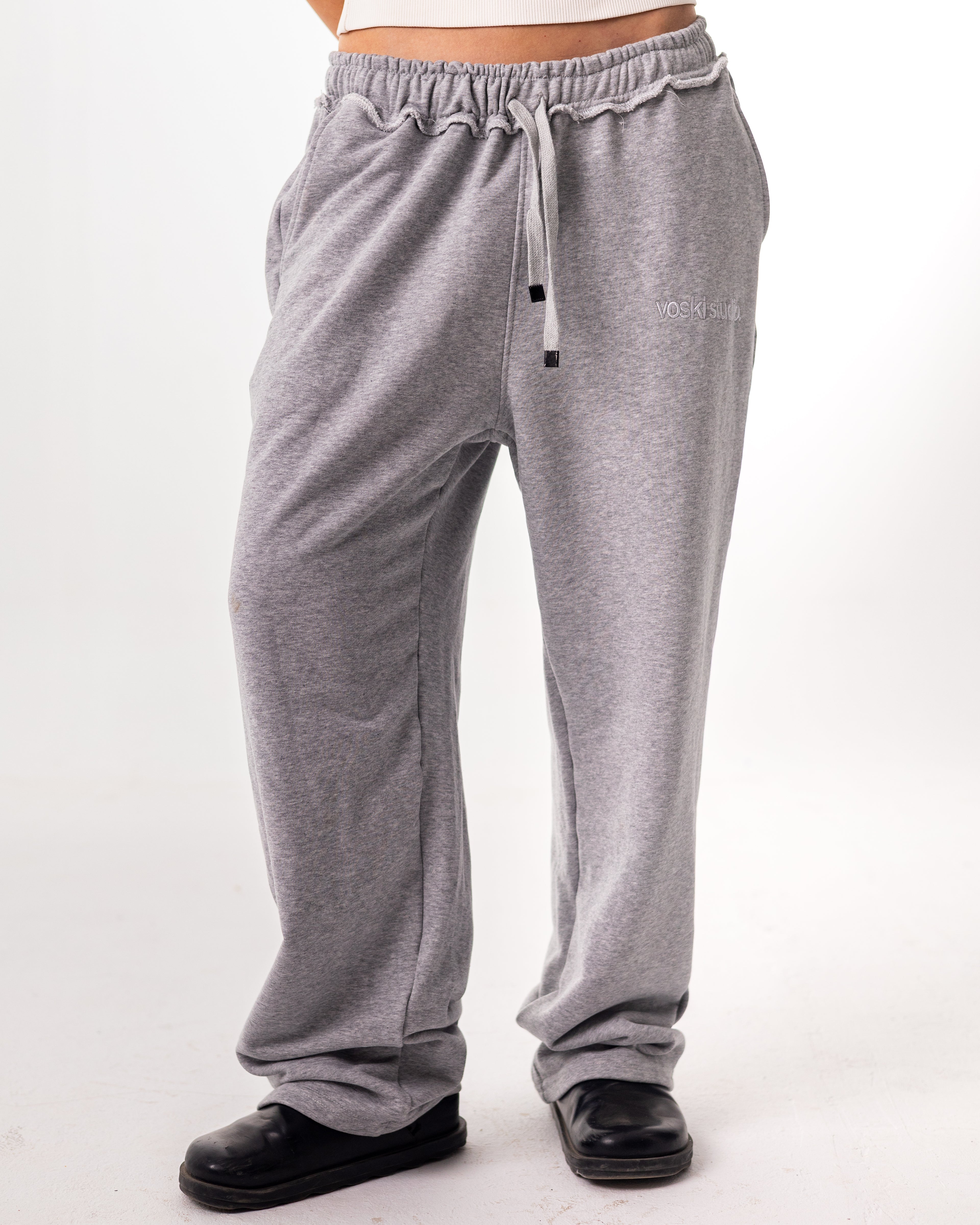 SWEATPANTS "PROPAGANDA" - LIGHT GREY