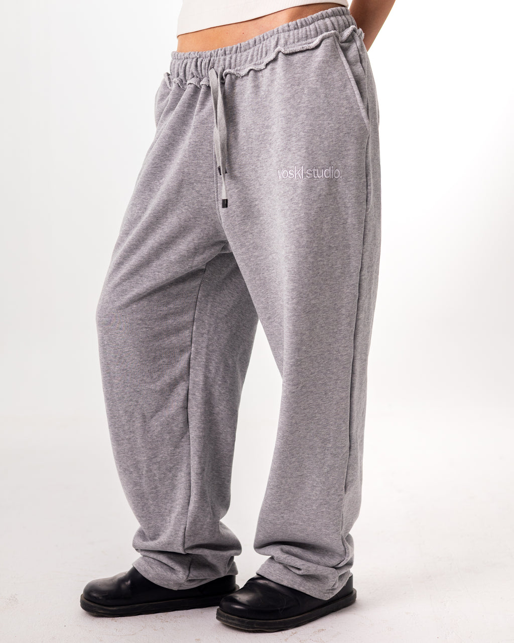 SWEATPANTS "PROPAGANDA" - LIGHT GREY