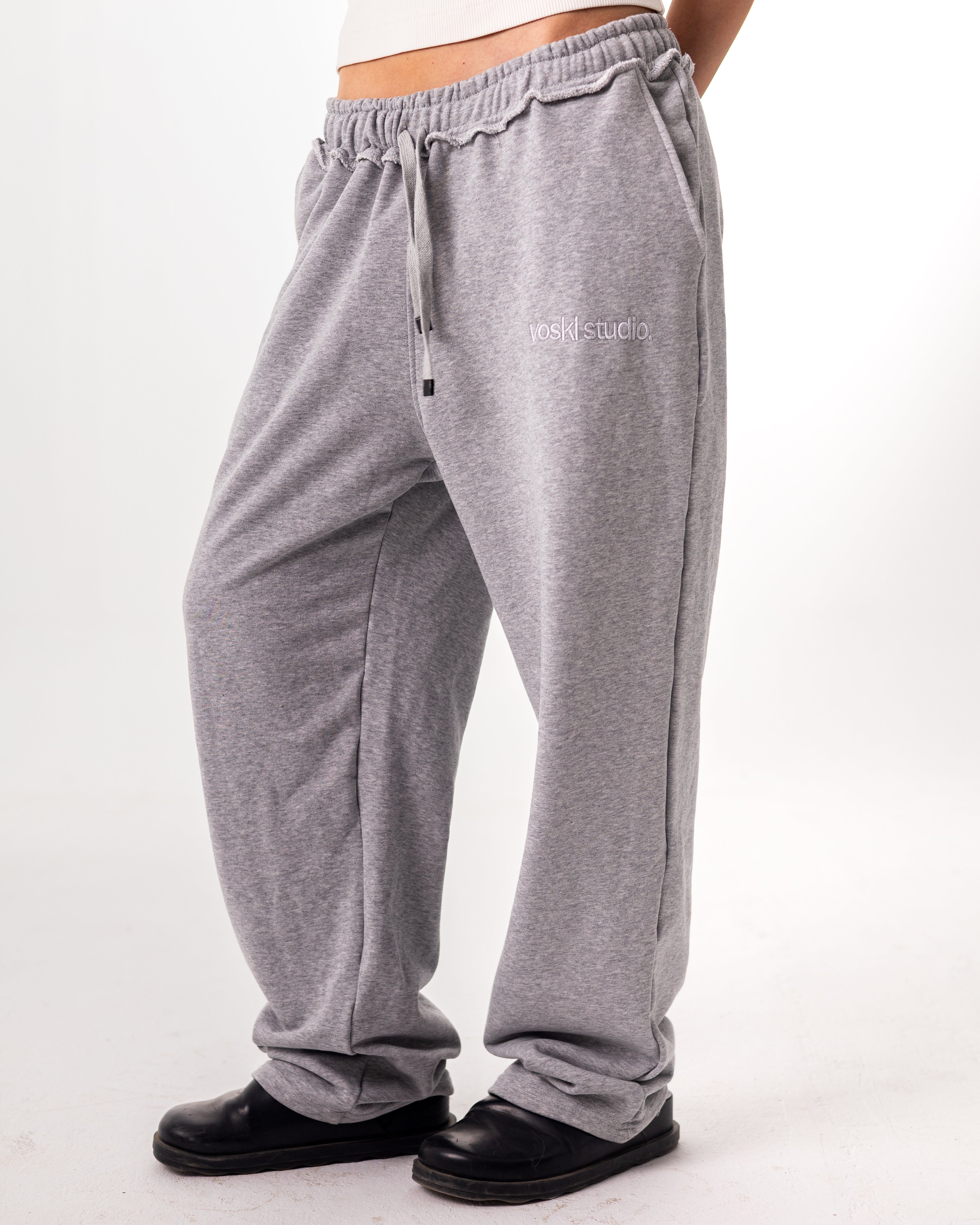 SWEATPANTS "PROPAGANDA" - LIGHT GREY
