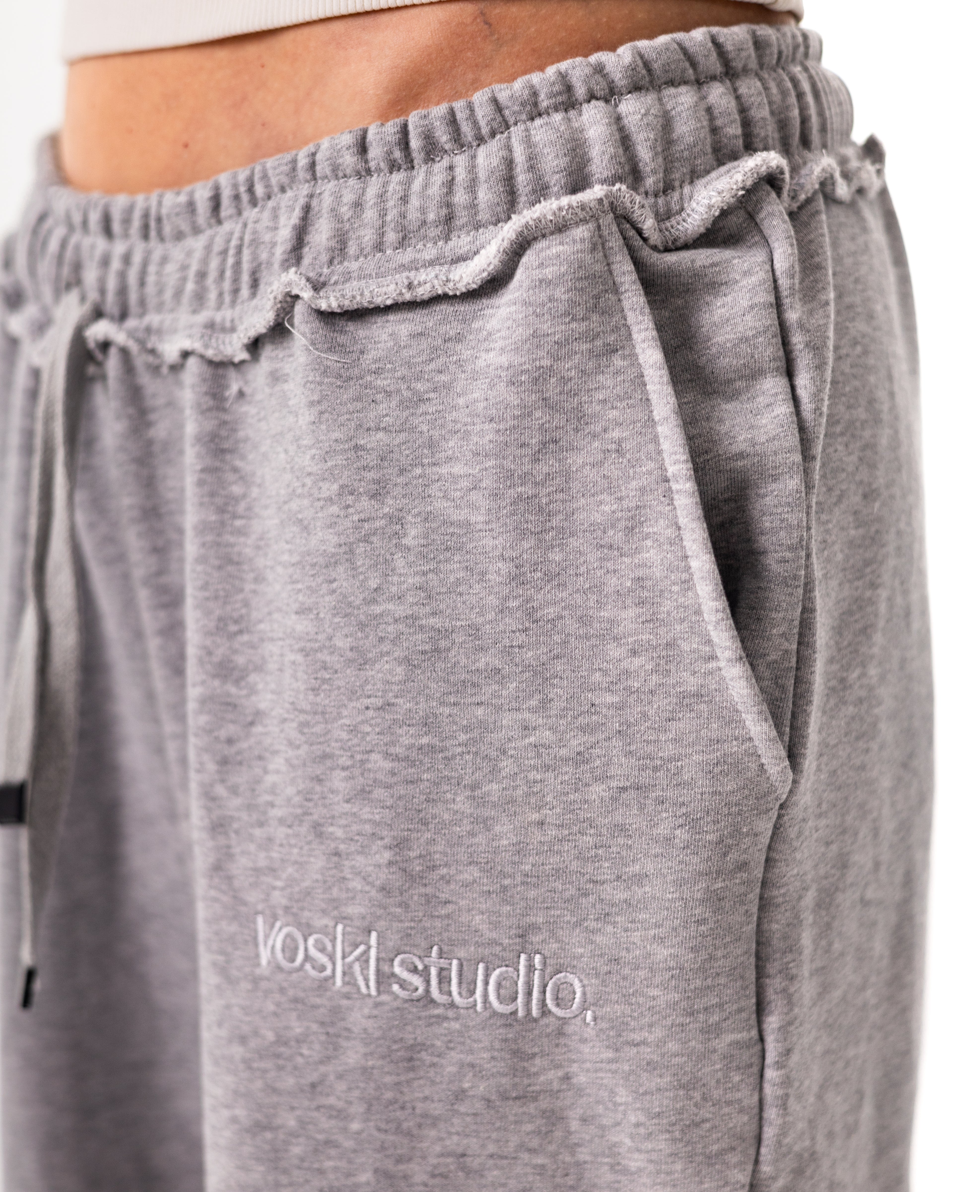 SWEATPANTS "PROPAGANDA" - LIGHT GREY