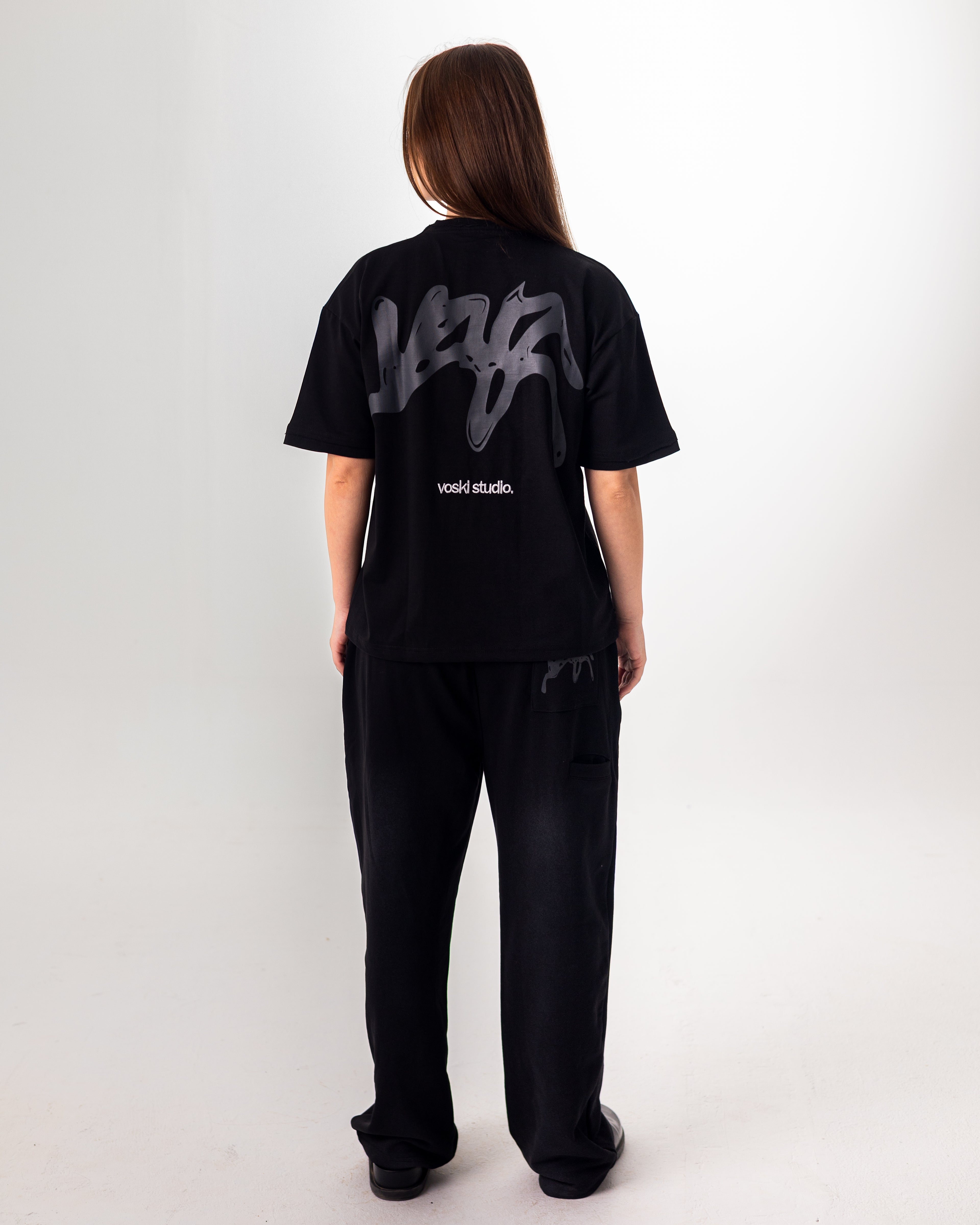 TEE-SHIRT "PROPAGANDA" - BLACK BOXY TEE