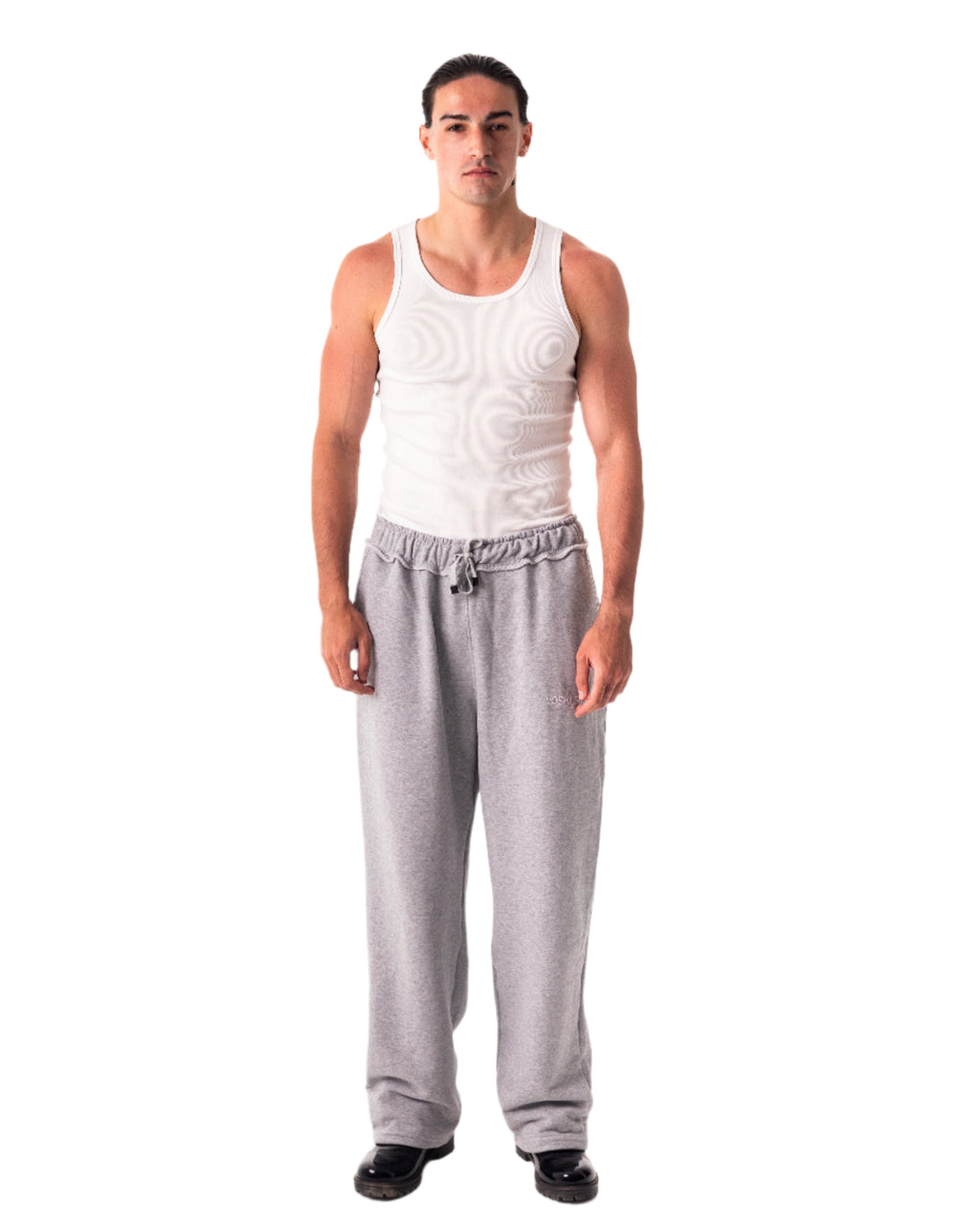 SWEATPANTS "PROPAGANDA" - LIGHT GREY