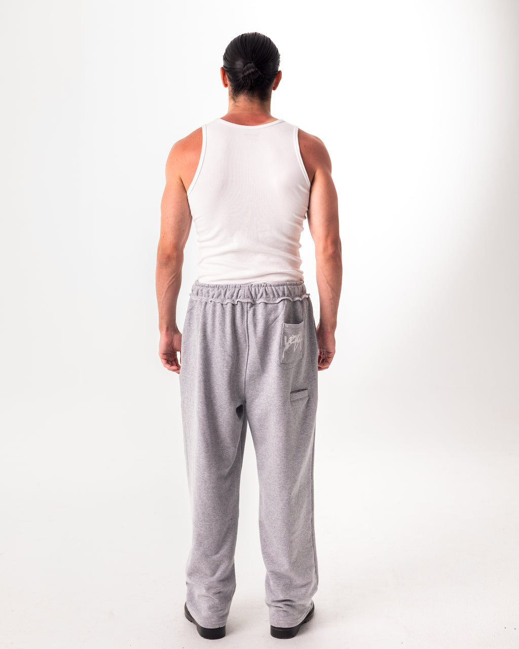 SWEATPANTS "PROPAGANDA" - LIGHT GREY