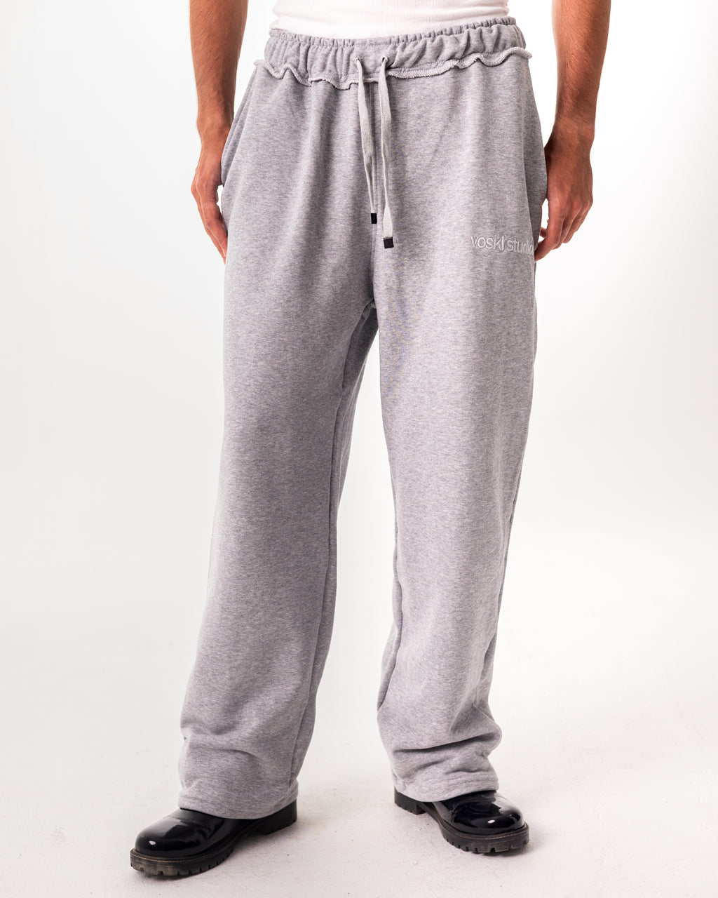 SWEATPANTS "PROPAGANDA" - LIGHT GREY