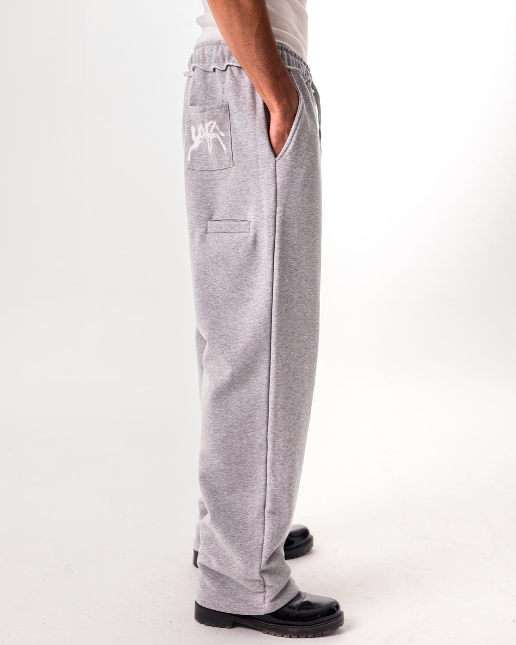 SWEATPANTS "PROPAGANDA" - LIGHT GREY
