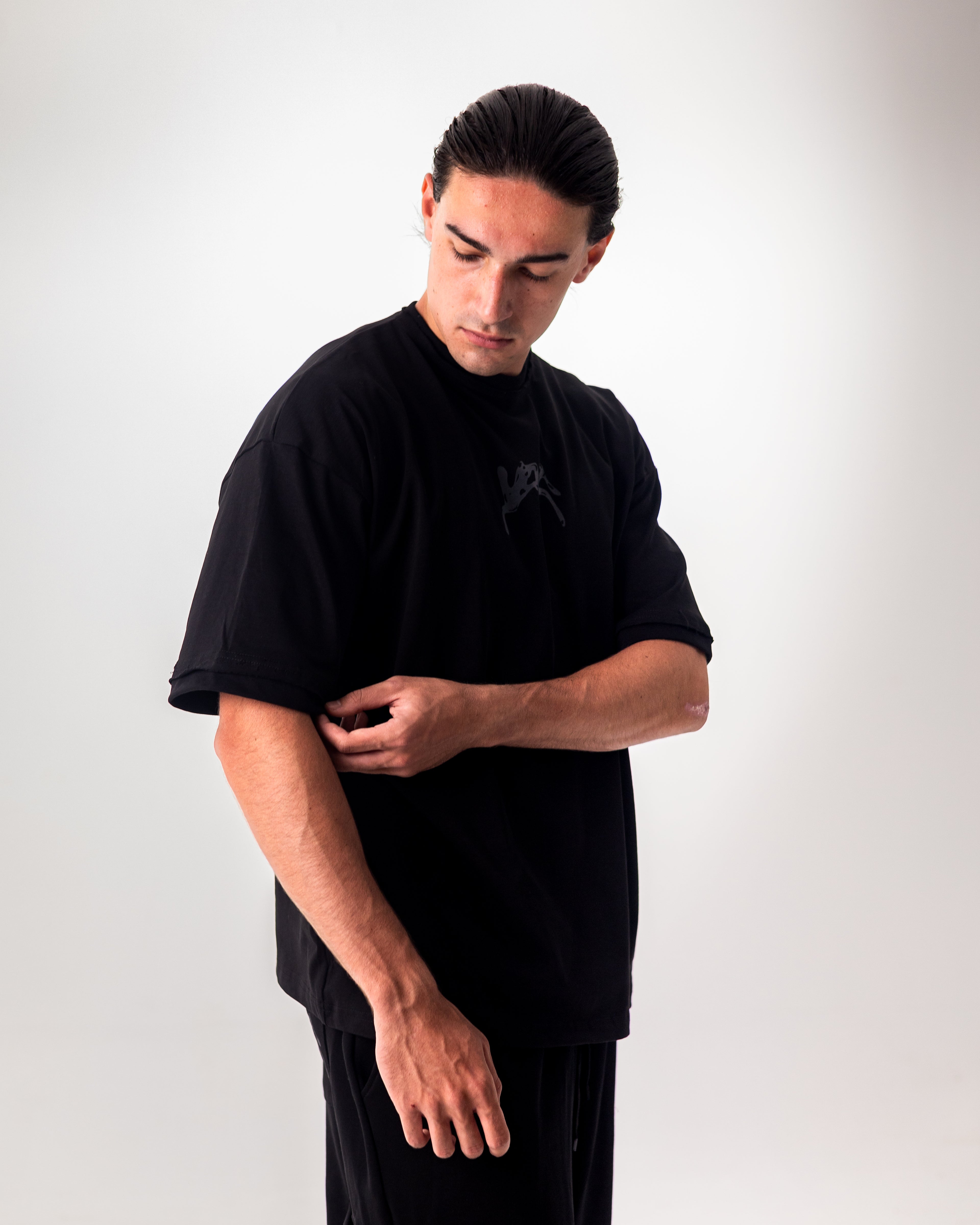 TEE-SHIRT "PROPAGANDA" - BLACK BOXY TEE