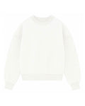 Drop Shoulder Crewneck - White