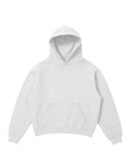 Drop Shoulder Hoodie - White