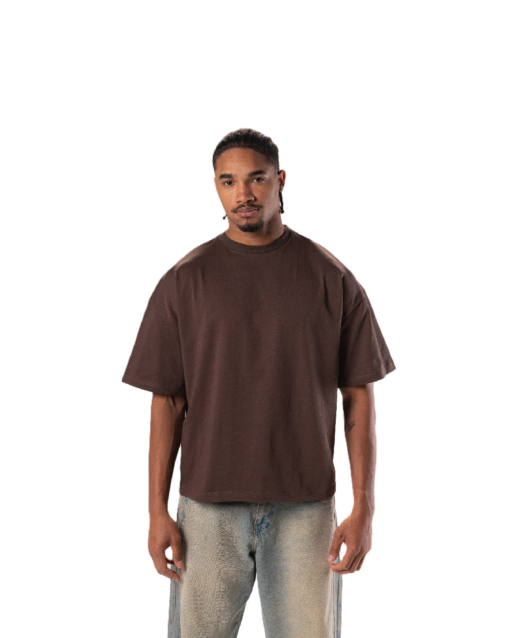 Oversized T-Shirt In  Brown