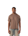 Essential Slim Tee In Brown