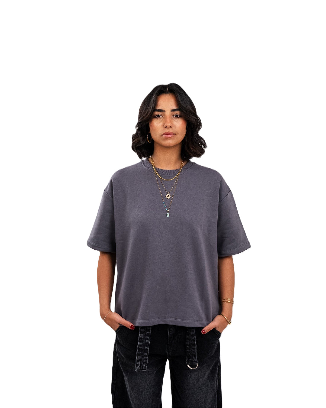 Oversized T-Shirt In Grey
