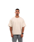 Oversized T-Shirt In  Beige