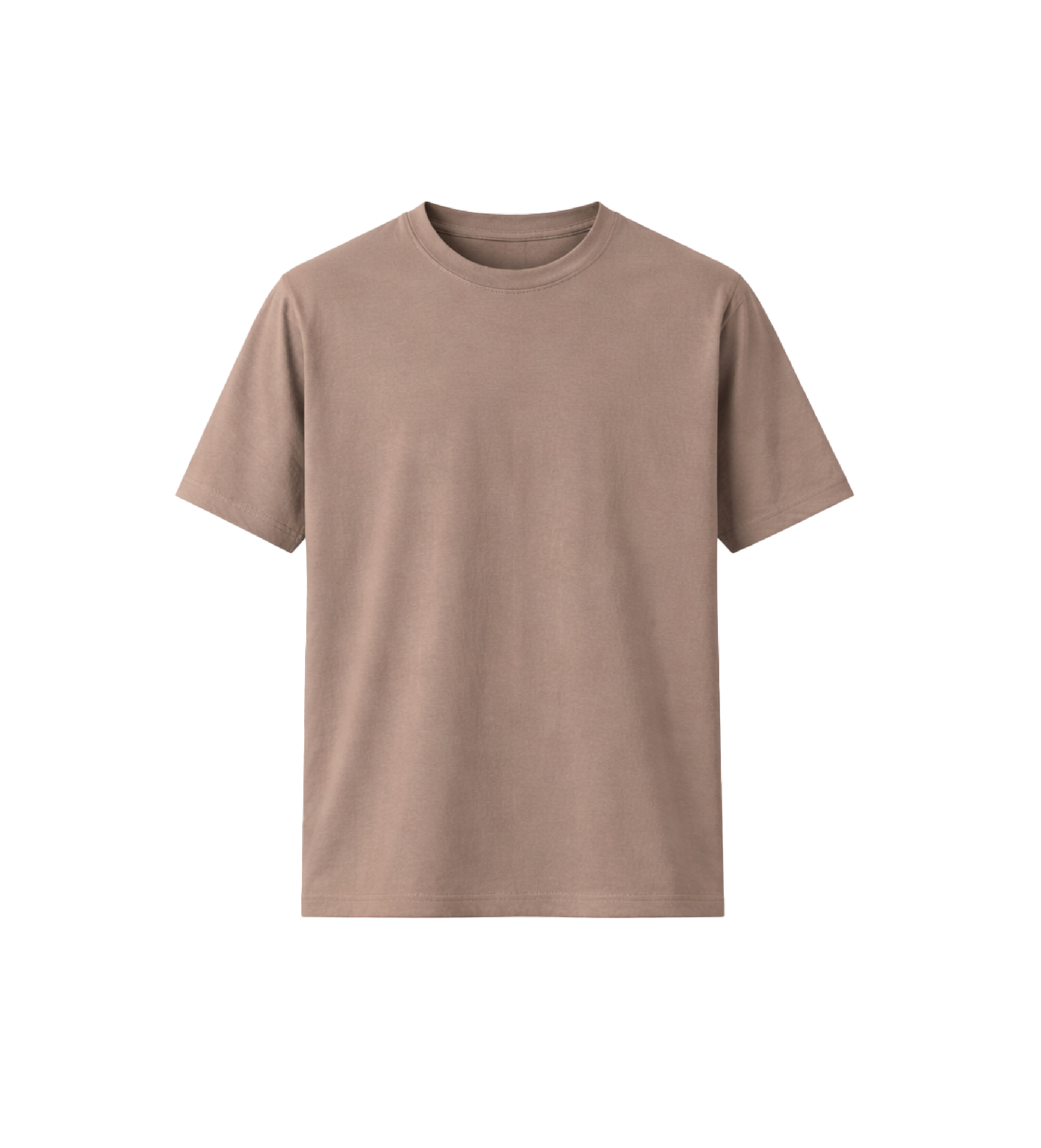 Essential Slim Tee In Brown