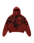 Chaos Hoodie - Burgundy