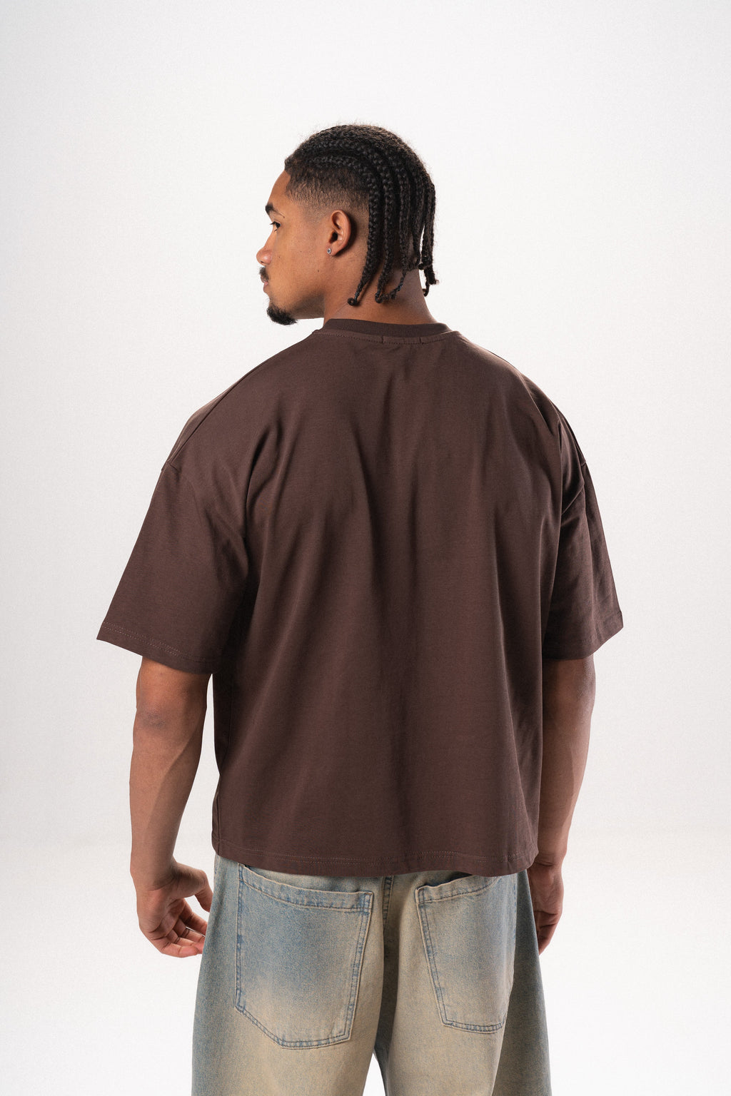 Oversized T-Shirt In  Brown